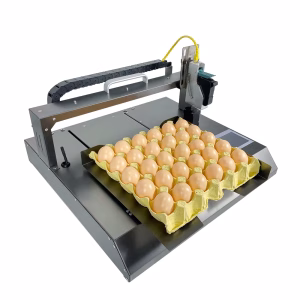 IEGG Basic: Codificador de huevos de nivel inicial con un cartucho, ideal para pequeños productores. Imprime de forma individual con buena precisión y tinta comestible segura.
Una solución económica y funcional para comenzar a cumplir normativa de marcado sin grandes inversiones